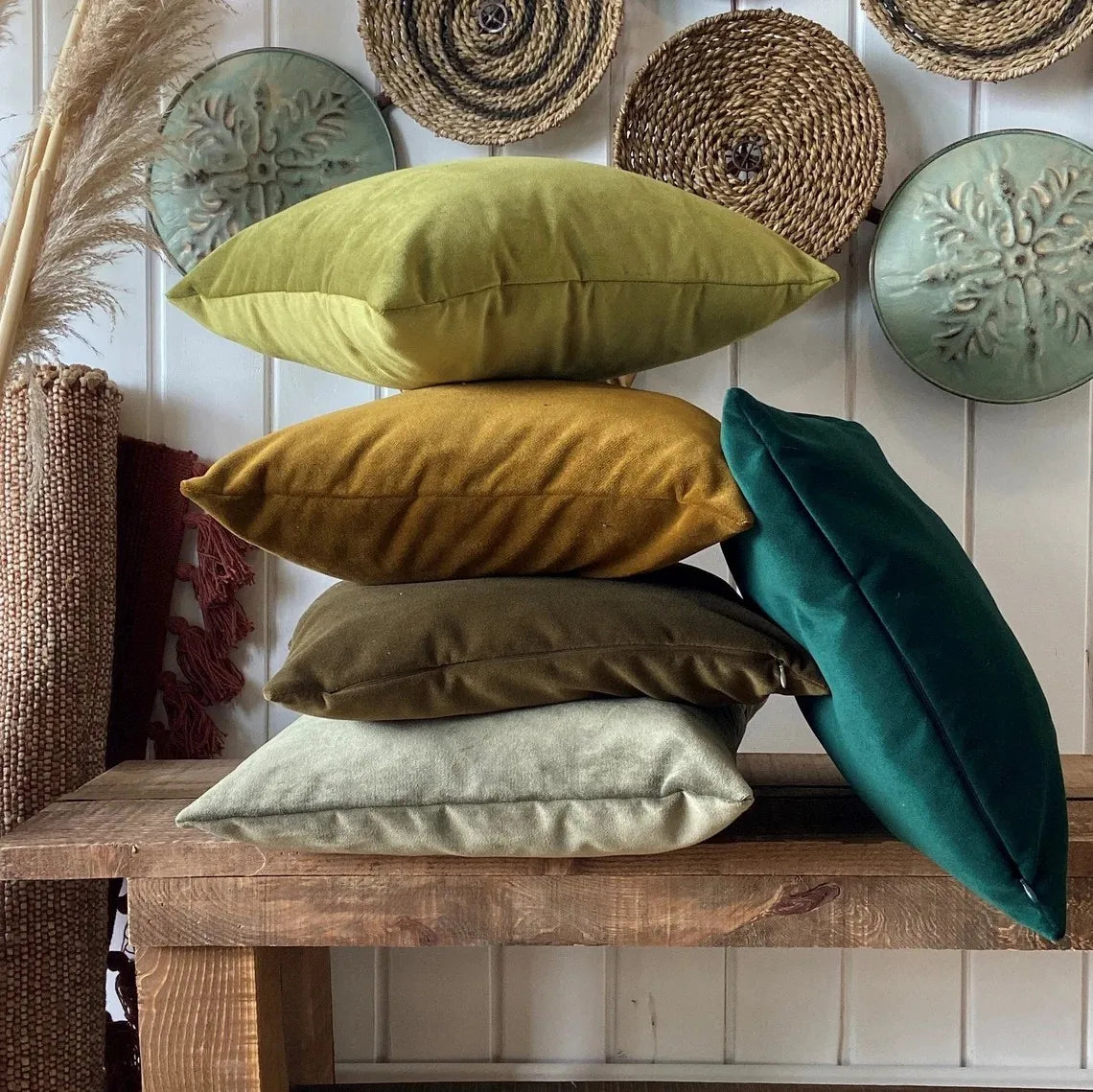 Velvet Cushion Cover Solid Color Throw Pillow Covers for Living Room Sofa Decorative Pillow Home Decor Pillowcase